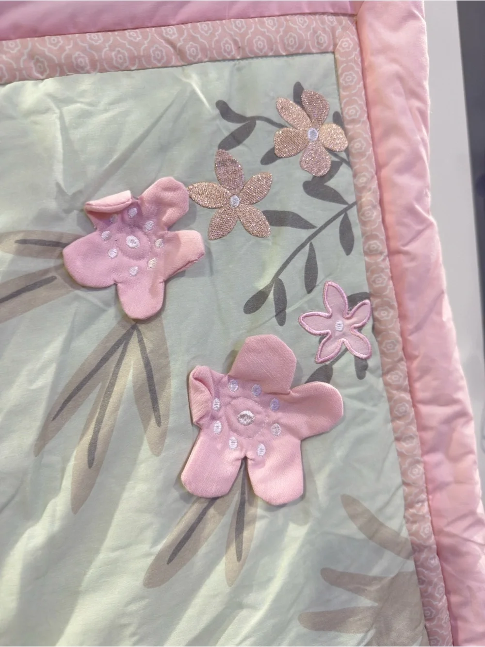 Swan princess baby crib bedding set , New see details